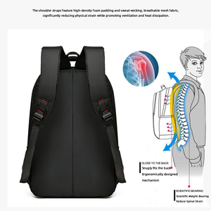 Sacs à dos en polyester pour hommes, personnalisés, imperméables, sacs à dos de mode, sacs à dos de sport de plein air - Product Image 3