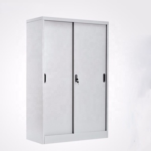 Classeur de stockage en métal de <span class=keywords><strong>bureau</strong></span> à <span class=keywords><strong>bas</strong></span> prix d'usine avec 2 portes coulissantes en acier armoire en acier demi-hauteur couleur Ral personnalisée - Product Image 2