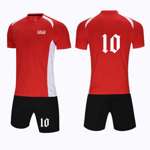 ชุดฟุตบอลคุณภาพสูง ระบายอากาศได้ดี แห้งเร็ว แบบยูนิเซ็กซ์ ชุดสั่งทำพิเศษ สำหรับฤดูร้อน เทคนิคการตัดแบบอัตโนมัติ 100% - Product Image 2