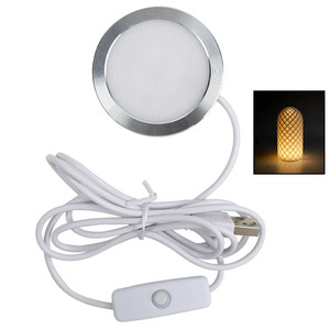 For Bambu Lab <strong>Led</strong> <strong>Lamp</strong> Kit 60mm 3d Printer Puck <strong>Light</strong> <strong>Led</strong> <strong>Light</strong> Parts Hardware DIY Model Cold White Warm <strong>Light</strong> Factory Price - Product Image 1
