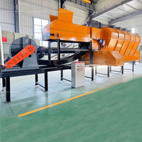 Separator Udara Siklon Baja untuk Daur Ulang Sampah Padat, Separator Drum Udara Material Ringan Bertenaga Motor Kapasitas 120t/hari