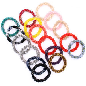 <span class=keywords><strong>Pulseras</strong></span> <span class=keywords><strong>de</strong></span> la Amistad Hechas a Mano con Cuentas <span class=keywords><strong>de</strong></span> Vidrio <span class=keywords><strong>de</strong></span> Nepal para Mujer - Product Image 3