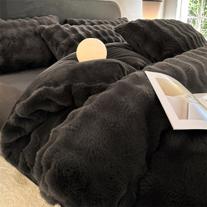 Thỏ Lông Cừu Chăn Mềm Mại Ấm Áp Nap Giả Lông Ném Chăn Cho Ghế Sofa Giường Văn Phòng Cắm Trại Du Lịch Đa-Mục Đích Quà Tặng Chăn - Product Image 5