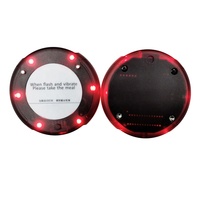 Cafe Beeper Rechargeable Étanche Vibrant Coaster Pagination 20 Mini Buzzers Sans Fil Queue Système D'appel Appel Appel Téléavertisseur Restaurant