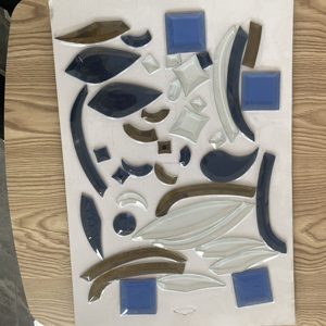 Tùy chỉnh 5mm rõ ràng vát kính cho kính màu tam giác vuông hình chữ nhật vát kính thiết kế cho nhà thờ và các tòa nhà - Product Image 5