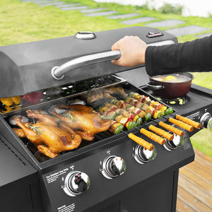 Barbecue à gaz sans fumée avec commande par bouton pour hôtel, villa, cour, usage domestique et commercial, barbecue au gaz liquéfié - Product Image 2