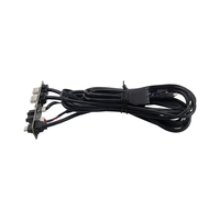 Placa de circuito PCB para chasis, Cable de extensión de Panel frontal USB 3,0, doble USB 3,1, SPK de Audio y Cable extensor de micrófono