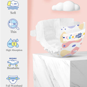 Vente en gros de couches pour bébés de qualité supérieure imprimées sur mesure Matériau SAP Couches jetables en carton XXXL XXL Fabricant de couches - Product Image 4