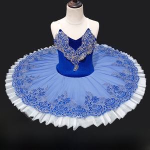 Tutú de Ballet Profesional para Niñas, Tutú de Ballet Azul y Rosa, Vestido de Fiesta de Bailarina, Disfraz de Danza de Ballet para Mujeres Adultas, Niños y Niñas - Product Image 2