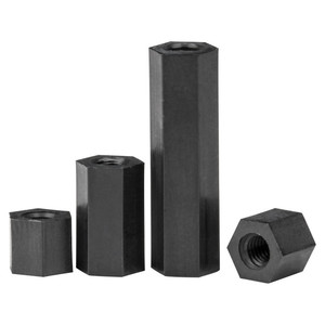 NINDEJIN Factory Price High Quality <b>Spacer</b> White Black Standoff M2 M2.5 M3 M5 Various Metric Sizes Nylon Female Female 4-100mm - Product Image 3