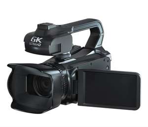 Caméra numérique portable Full HD 6K équipée d'un écran tactile de 4 pouces, mise au point automatique, enregistrement vidéo en log - Product Image 4