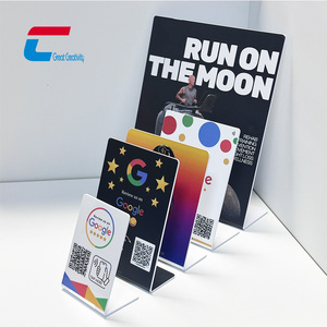 Support d'affichage personnalisé en PVC avec impression NFC pour avis Instagram et Google, et <span class=keywords><strong>code</strong></span> QR NFC pour menu - Product Image 5