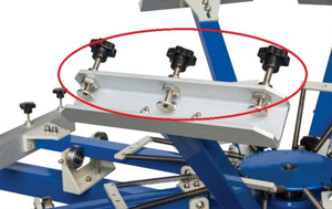 Hướng dẫn sử dụng màu sáu trạm Máy tính để bàn đơn giản T-Shirt máy in lụa cho quần áo xoay màn hình máy in - Product Image 5