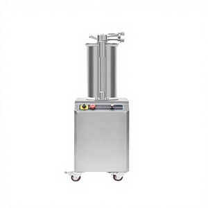 Nouvelle machine à saucisses électrique hydraulique en acier inoxydable de qualité alimentaire 15L 26L 35L 110V/220V/380V 300KG/H Prix usine - Product Image 2