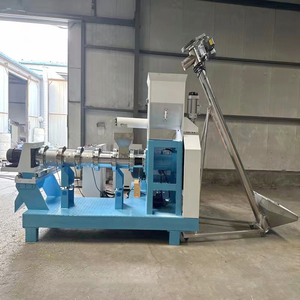Chaîne complète d'équipements de fabrication d'aliments pour poissons 1000 kg/h : Broyeur, Mélangeur, Extrudeuse, Broyeur à marteaux, Refroidisseur, pour aliments aquatiques et aliments flottants pour poissons et animaux de compagnie - Product Image 1