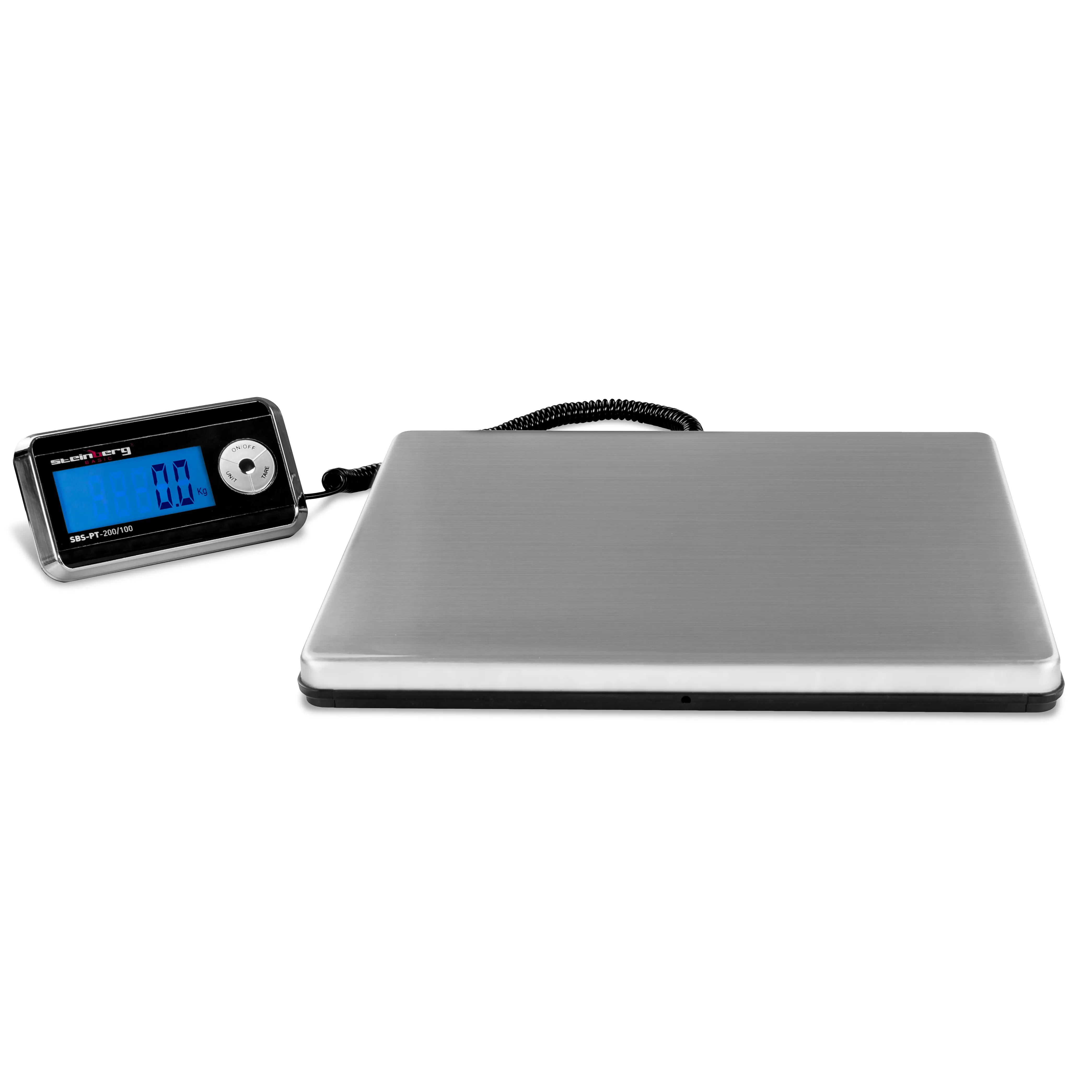 Digital Parcel Scale - 200 kg / 100 g - Basic - External LCD-Display - German Quality | CE Certified | Market Leading Price