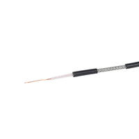 Cable coaxial RF de baja pérdida RG174 de 50ohm para comunicación inalámbrica e instrumento de medición