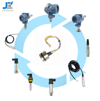 JZsensor OEM I2C 19mm Silicone Rempli D'huile Wheatstone Pont Capteur De Pression IP65 Protection 0.2% FS Précision Eau De Mer Gaz