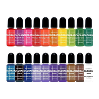 TIMESRUI Teinture liquide opaque multi-usages, non toxique, hautement concentrée, pour bougies, savons, caoutchouc de silicone, artisanat DIY
