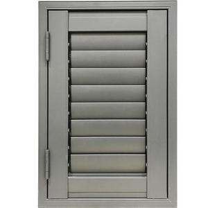 モダンデザイン屋外アルミ合金シャッター窓とプランテーションHezeシャッター水平オープニングパターン - Product Image 1