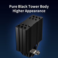 Dissipateur de chaleur pour processeur Gamer-X MK2, 6 caloducs, ventilateur ARGB 120 mm à roulement fluide 84 CFM, cuivre et aluminium, PC AMD4/5 LGA1200 2011, faible bruit