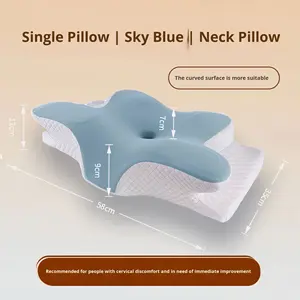 Kussen Nieuw Thuisgebruik Vlindervormig Memory Nap Kussen Multi-Functioneel 200 Tc Draad Tel Nekbeschermkussen - Product Image 5