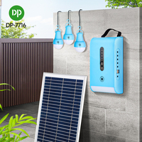 Kits d'éclairage solaire DP, mini centrale électrique avec ampoules, panneau solaire pour la maison et l'extérieur par Michelle