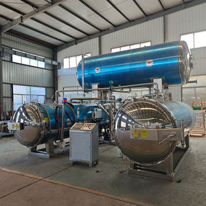 Nouvelle machine de rétortage alimentaire à immersion dans l'eau en acier inoxydable pour les emballages en bouteille et souples avec une distribution uniforme de la chaleur - Product Image 2