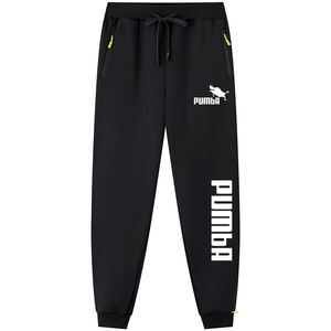 Pantalon de jogging décontracté pour homme automne-hiver, coupe ample, jambe droite, taille mi-haute, motif imprimé <span class=keywords><strong>PUMbA</strong></span> - Product Image 1
