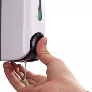 YWLETO ABS plastic Bathroom Wall Mounted Plastic Hotel <strong>Hand</strong> Palm Liquid Soap Dispensing cleaning <strong>brush</strong> - Product Image 4