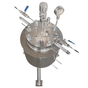 ASME CE EAC EPR 3L Stainless Steel Jacket Storage Vessel With Pressure Gauge Flat Open Type With Leg