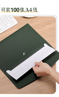 Carpeta A5 de PU con Cierre Metálico, Gran Capacidad, Carpeta de Documentos Empresarial, Logotipo Personalizado, Venta Promocional