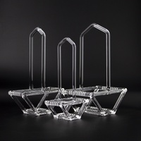 Tube en verre de quartz fondu transparent sur mesure, haute pureté 99,99 %, résistance aux hautes températures, pour usage en laboratoire de soudage