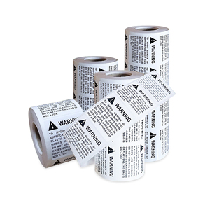 Kustom tahan air Laser lilin peringatan rol stiker mewah lilin beraroma Label pribadi Label peringatan keselamatan untuk lilin - Product Image 6