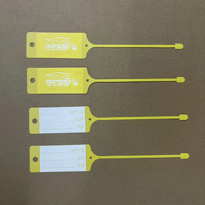 Étiquettes de clés en plastique multicolores vierges avec anneau fendu, étiquettes d'identification de clés à inscrire pour le marquage des noms de bagages - Product Image 5