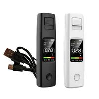 Alcoholímetro Compacto A20 con Sensor Semiconductor, Pantalla LCD HD, Alarma de Audio, Apagado Inteligente, Bajo Consumo, Carga Tipo-C para la Seguridad Familiar