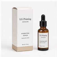 Boîte en papier personnalisée, boîte de produit personnalisée pour flacon de sérum, emballage pour produits de soin de la peau avec impression de logo