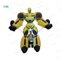 Modèle de robot IA gonflable géant pour la décoration de scène d'événements en boîte de nuit, la zone des fans de concert, l'affichage publicitaire et les défilés