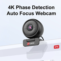 PC için 4K Web Kamerası, PDAF Otomatik Odaklama, Gizlilik Kapağıyla USB Tak ve Çalıştır Web Kamerası, Zoom/Teams/Google Meet, Dizüstü Bilgisayar/PC için Uygundur