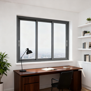 <span class=keywords><strong>Finestra</strong></span> scorrevole laterale in lega di alluminio con taglio termico a doppio vetro temperato - Product Image 2