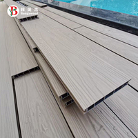 Dalles de terrasse en aluminium composite co-extrudé Surface en alliage résistant à la chaleur pour piscine et toit