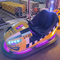 Nouvelles Voitures Tamponneuses Électriques à LED RGB Style Course Taxi pour Centres Commerciaux Intérieurs et Parcs d'Attractions pour Enfants