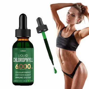 Gouttes de chlorophylle OEM Gestion du poids Stimuler le système immunitaire Detox Cleanse Gouttes de chlorophylle naturelles en vrac - Product Image 1