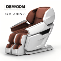 Fauteuil de massage intelligent avec contrôle par application, 4D, zéro gravité, trajectoire SL, scanner corporel, rouleau pour les pieds, pétrissage des mollets, massage des jambes séparées