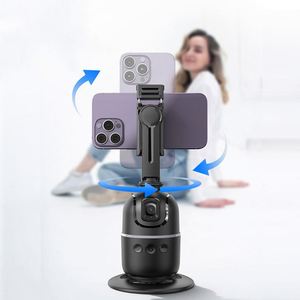 X617 360 Degree Intelligent Face Recognition Tracking Gimbal Selfie Stick 1/4 Interface <b>Camera</b> Tripod Handheld Mobile Phone - Product Image 4