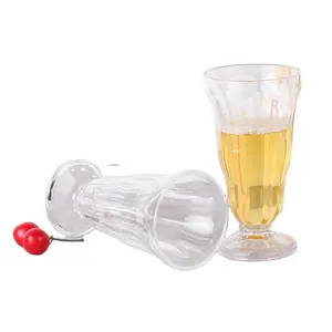 Gobelet en plastique transparent personnalisé Boba bulle thé au lait eau boisson froide tasses fête et fournitures de vacances