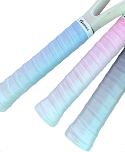 Nuovo Design gradiente PU Over Grip <span class=keywords><strong>Tennis</strong></span>/Badminton/<span class=keywords><strong>Squash</strong></span>/Padel/ Pickleball Anti-slip racchetta appiccicosa Overgrip - Product Image 3