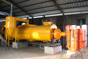 Équipement de séchage rotatif automatique du fumier de volaille pour le séchage du manioc en argile kaolin avec noyau de moteur de boîte de vitesses PLC à engrenages - Product Image 5