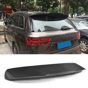 Aileron de coffre arrière en fibre de carbone pour Audi Q7 Sline SQ7 SUV 4 portes 2016 2017 2018, becquet de coffre arrière en FRP - Product Image 3