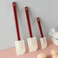 Ensemble de spatules en silicone écologiques antiadhésives sans BPA, de 1 à 3 pièces, pour la cuisine, la pâtisserie et le mélange